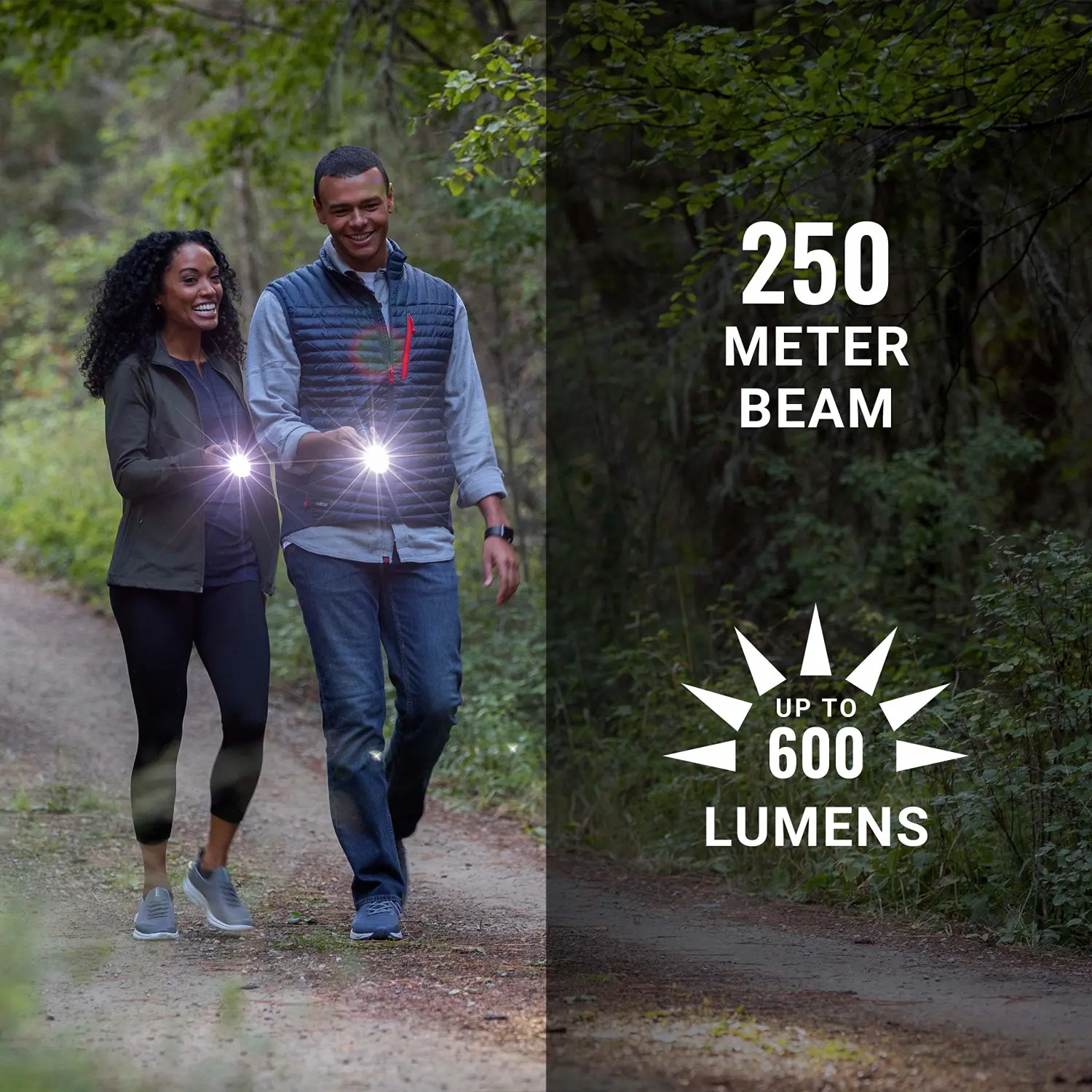 Coleman OneSource Rechargeable LED Flashlight, Water-Resistant Flashlight with OneSource Batteries Shines Up to 1000 Lumens, Rechargeable Heavy-Duty Flashlight for Camping, Emergencies, & Home Usage
