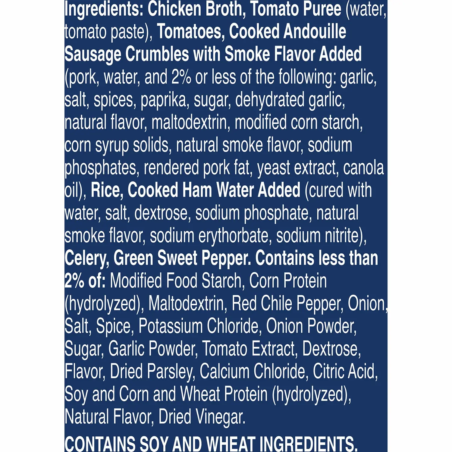 Progresso Spicy Jambalaya Soup With Sausage & Ham, 18.5 oz Can (Pack of 12)