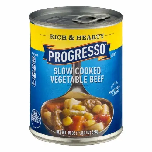 Progresso Rich and Hearty Slow Cooked Vegetable Beef Soup, 19 oz