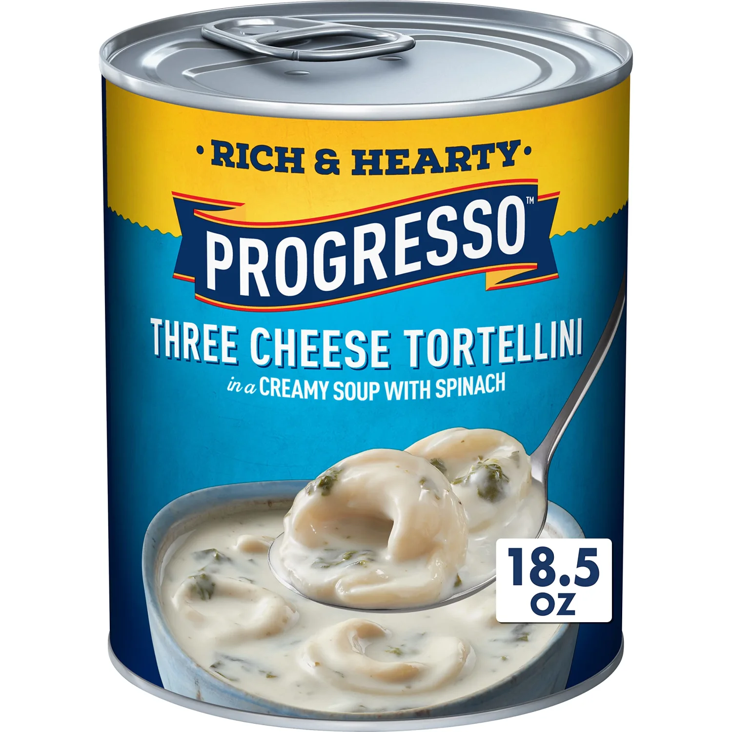 Progresso Rich & Hearty, Three Cheese Tortellini Soup, 18.5 oz