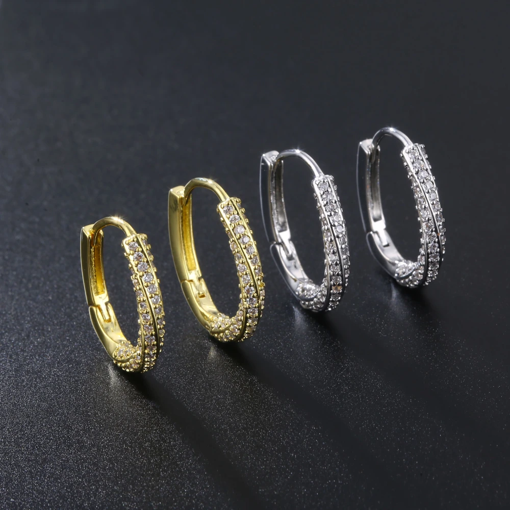 Fashion Hollow Gold Round Earrings