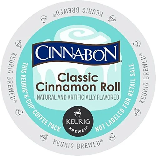 Cinnabon K-Cup Portion Pack for Keurig Brewers, Classic Cinnamon Roll, 120 Count