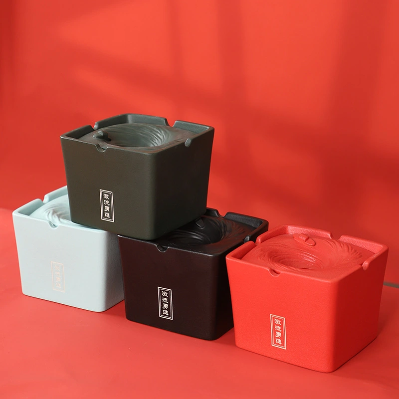 New Creative Gift Office Simple Ceramic Ashtray