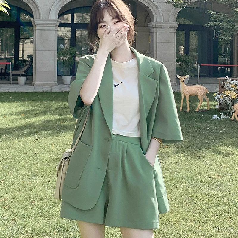 Suit Shorts Women's Summer Casual Two-piece Set
