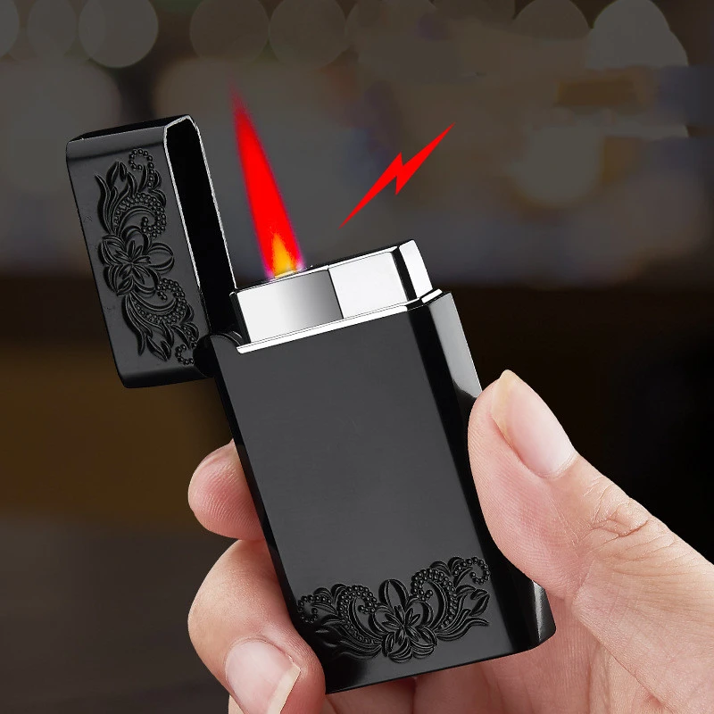 New Ultra-thin Metal Windproof Lighter