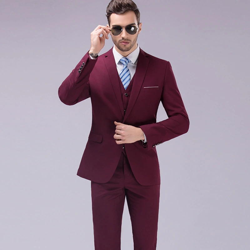 Business Casual Men's Korean Slim Suit