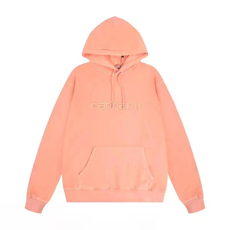 Classic Models Of Letters Embroidered Men And Women Loose Couples Hooded Sweatshirt Hoodie