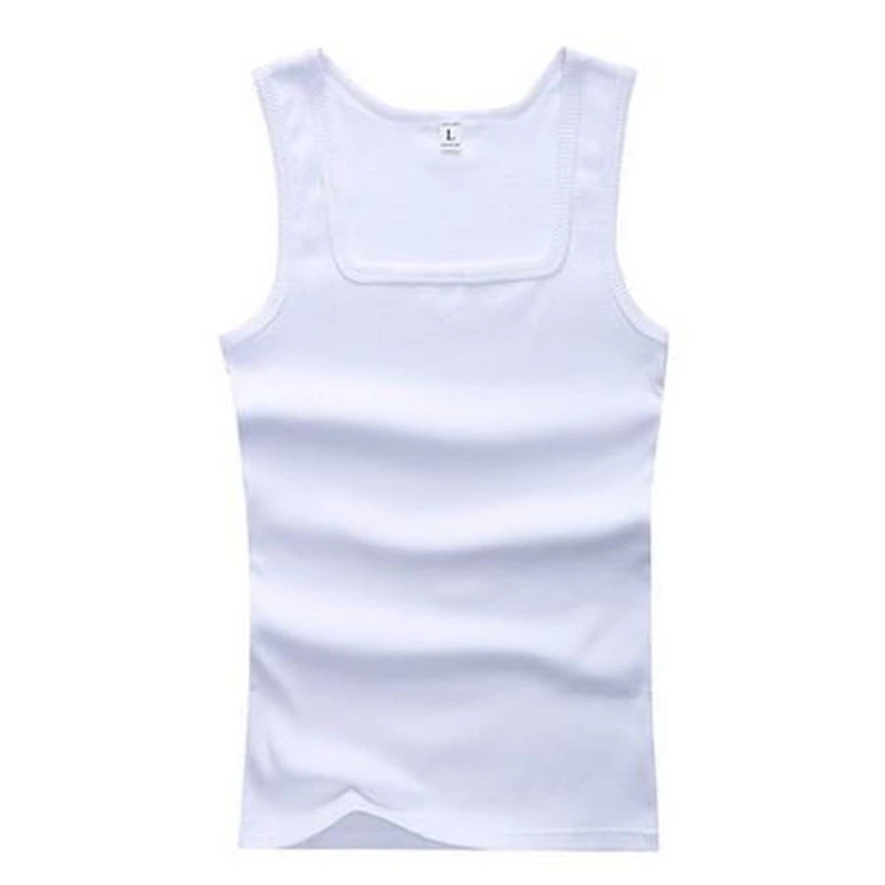 Men's square collar vest