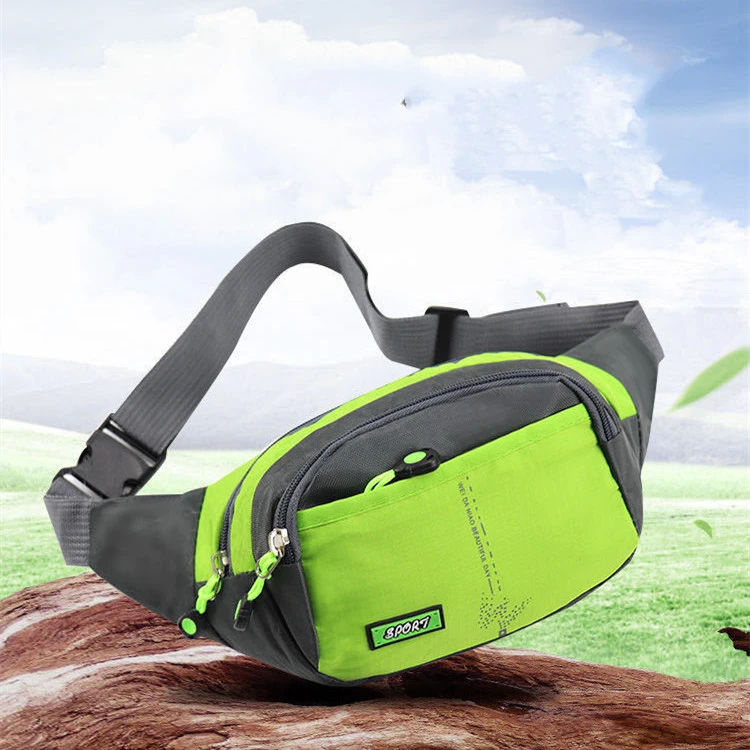 Men And Women Large Capacity Nylon Waterproof Waist Bag