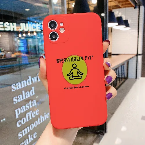 Spiritually Fit...For Now iphone case