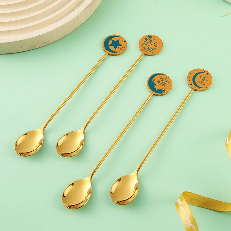 Stainless Steel Creative Xingyue Dessert Cake Spoon