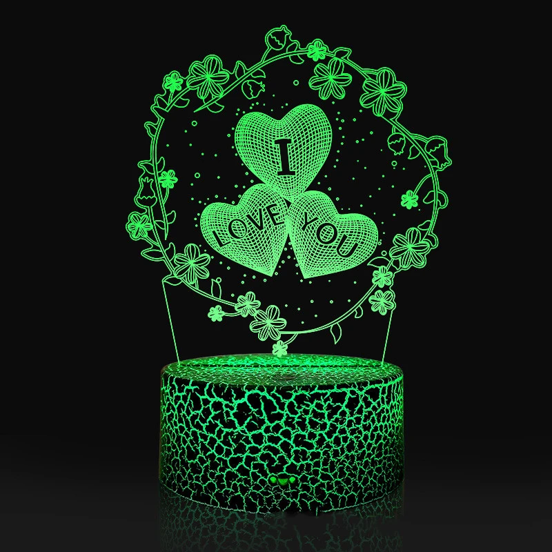 New Love Acrylic USB Night Light