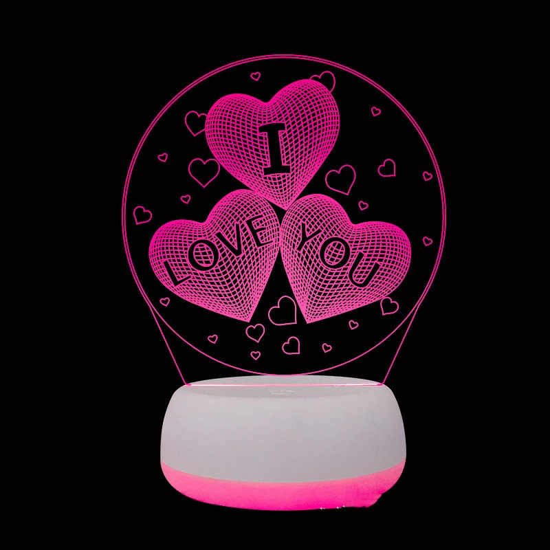 New Love Acrylic USB Night Light