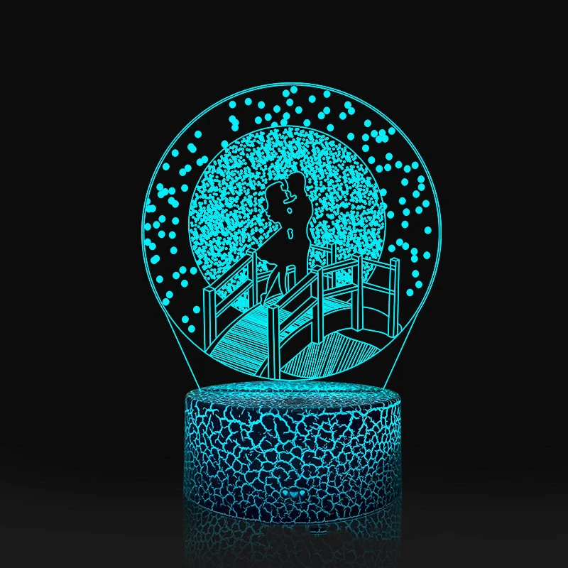 New Love Acrylic USB Night Light