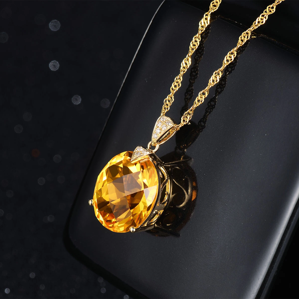 Full Of Drill Low Luxury Earrings Mosanite Bracelet Jewelry Set