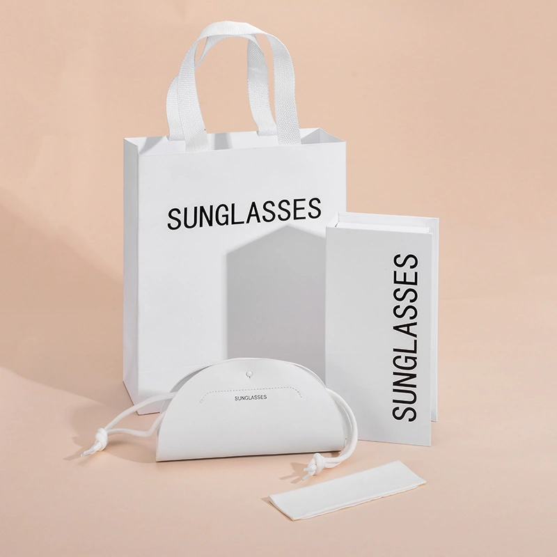 Fashion Sunglasses Box White Suit Reticule