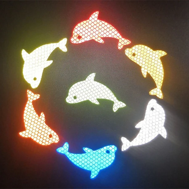 Dolphin Car Reflective Sticker Night Decoration