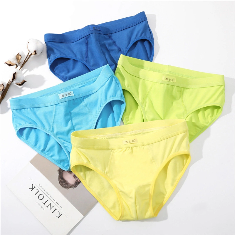 Men Comfortable Soft Cotton Briefs Underwear