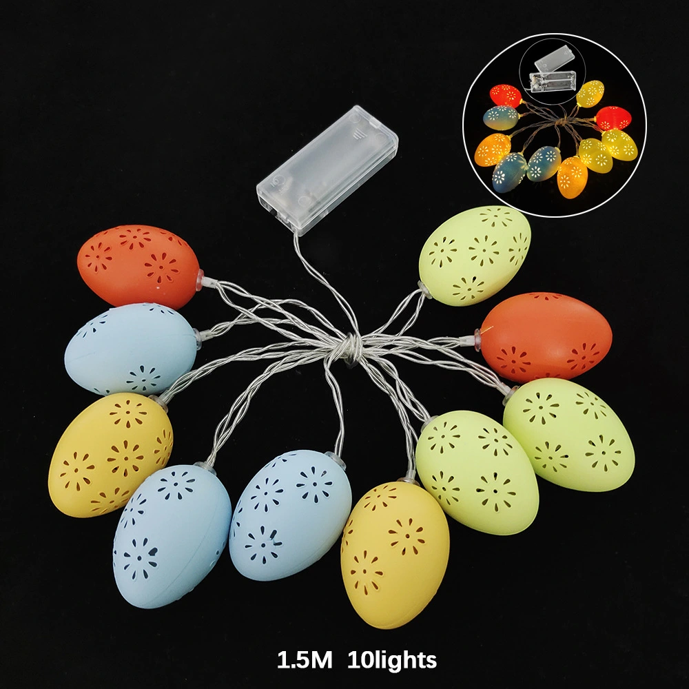 Decorative LED Colored Lamp String Hollow Eggs