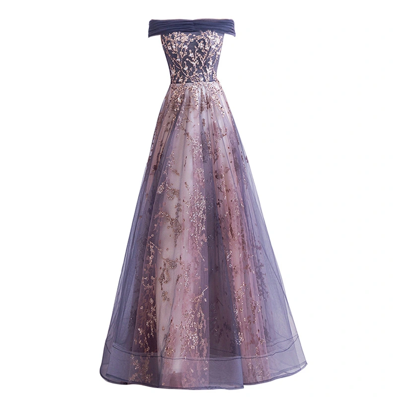 Evening Dress Host Purple Dinner High End