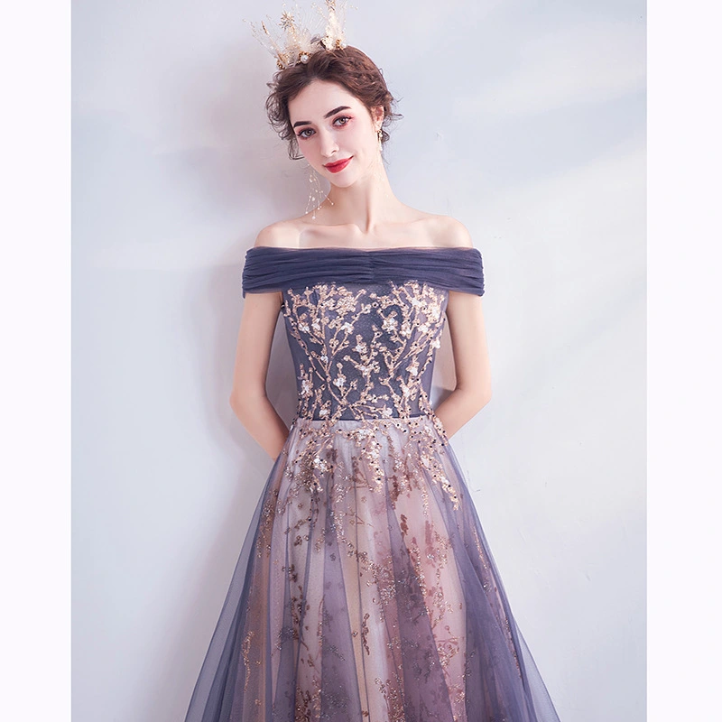 Evening Dress Host Purple Dinner High End