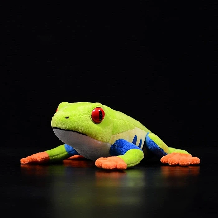 Red-eyed Small Tree Frog Plush Toy Doll