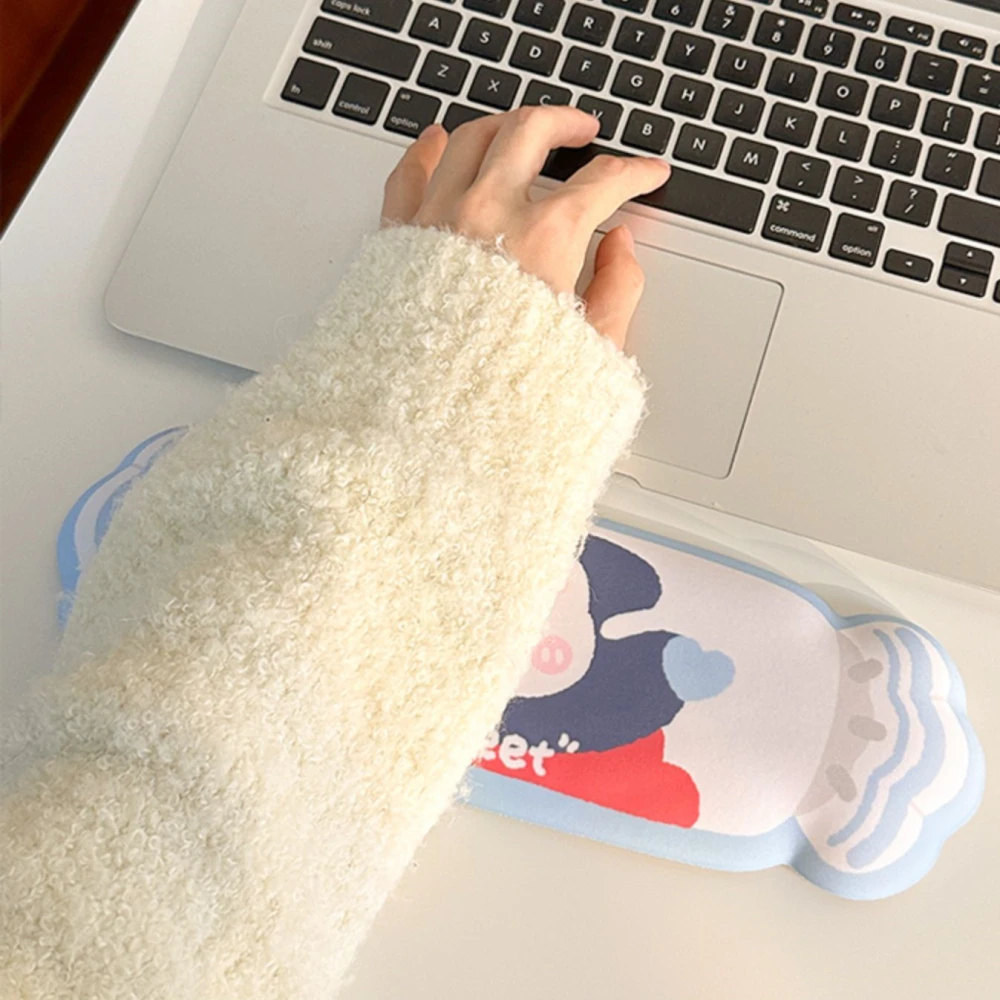 Toffee Rabbit Mouse Pad Keyboard Rest Silicone Office