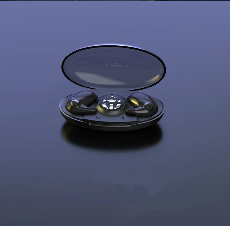 Mini Invisible Sleep Wireless Bluetooth Headset Stereo Sport Game Earphone With Fast Charging Case High Sound Quality Headphone
