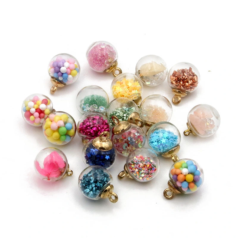 DIY Accessories Round Glass Ball Sequins