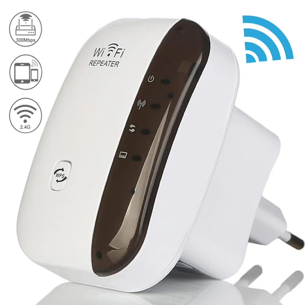 Wifi Range Extender Internet Booster 300Mbps Router Wireless Repeater Amplifier