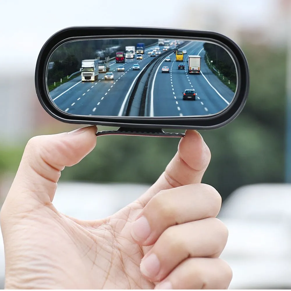 Car Reverse Mirror Front Wheel Plus Rearview Mirror 360 Degrees Adjustment