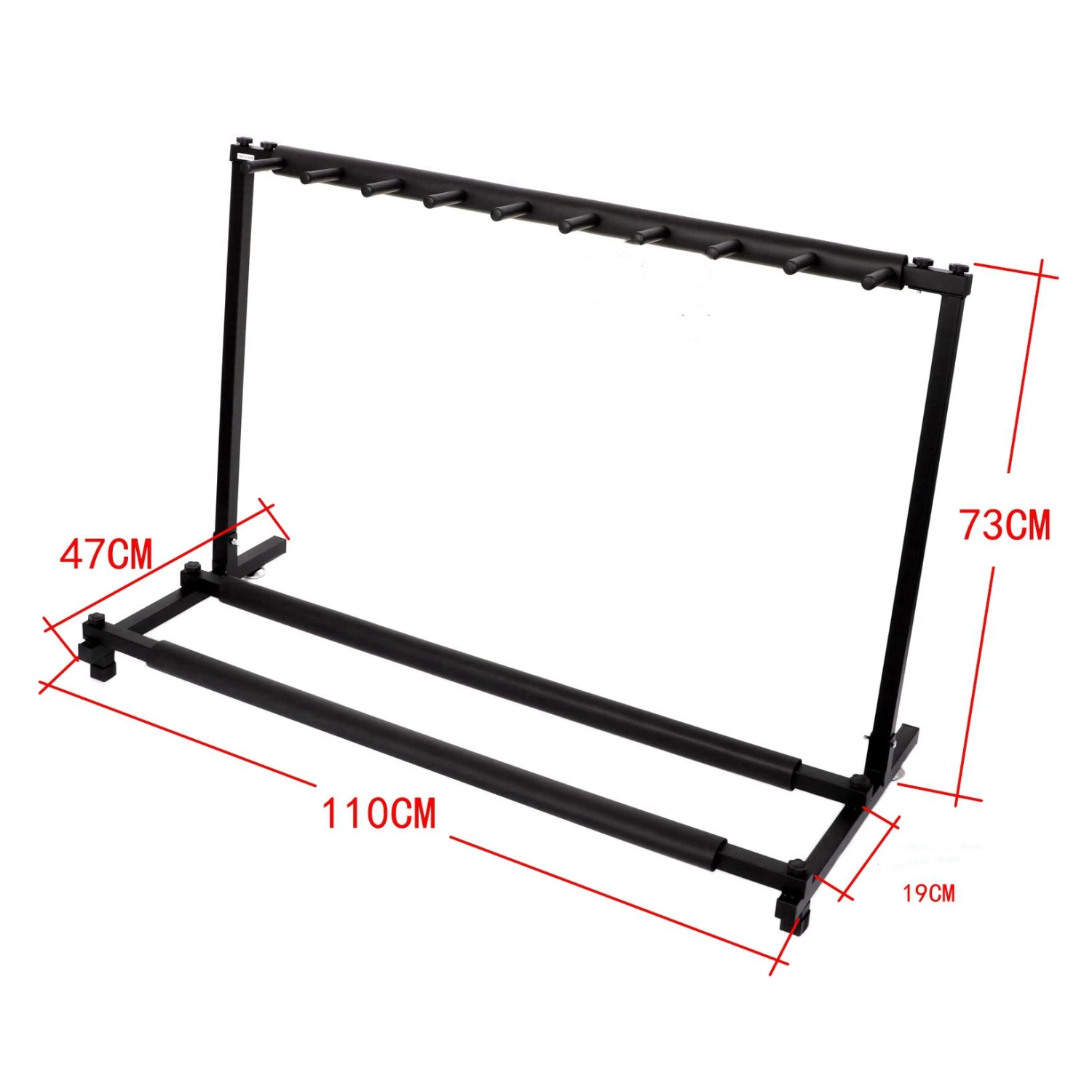 Multi-head Guitar Bass Display Rack