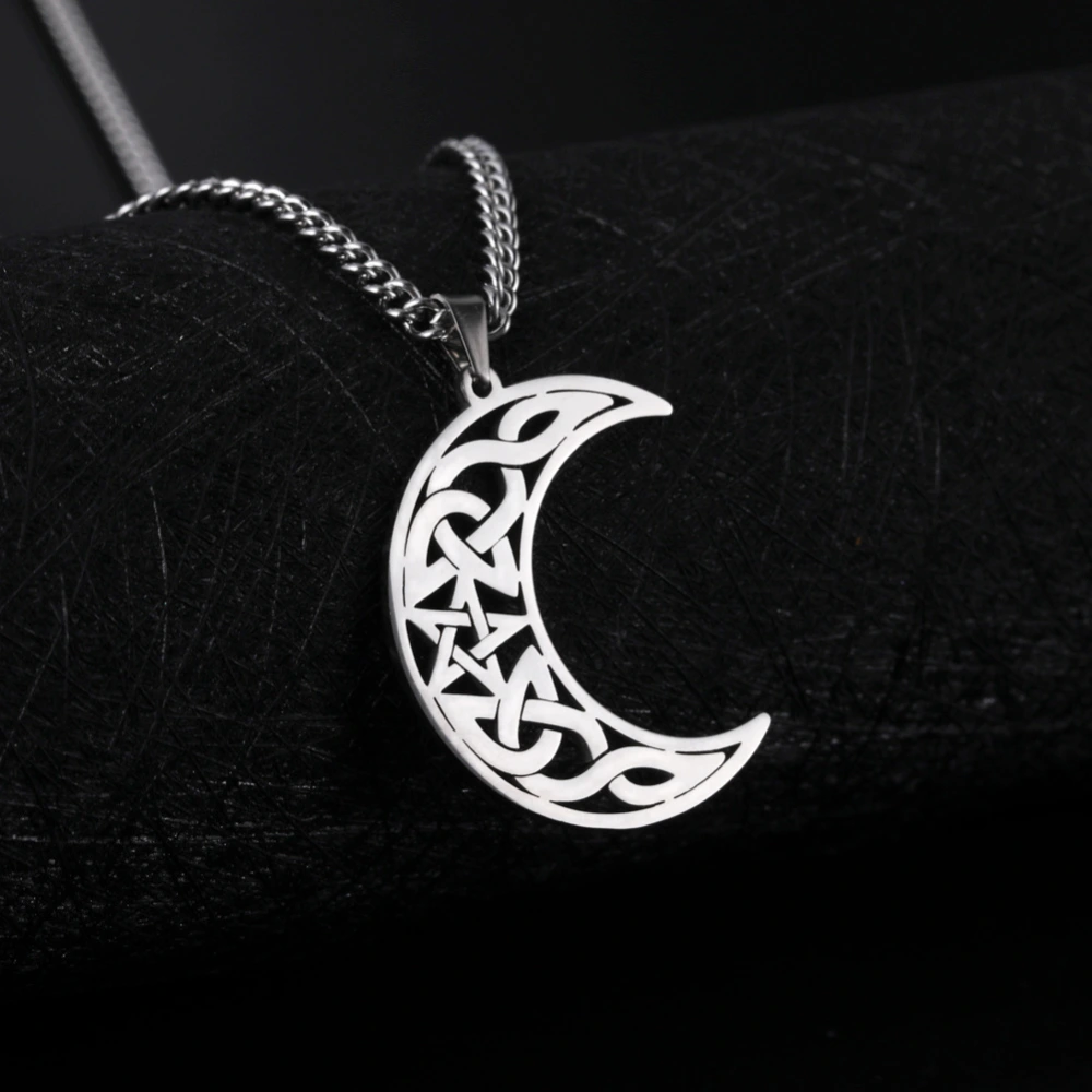 New Moon Pendant Necklace Couple