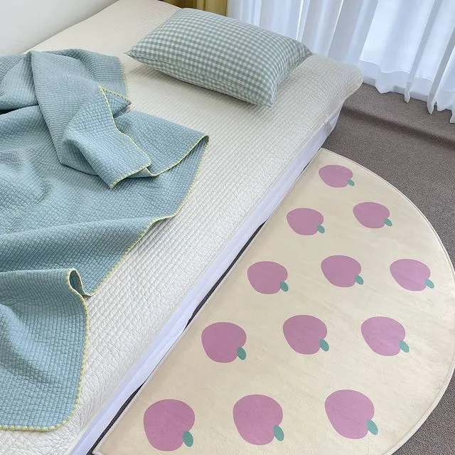 Apple Pattern Floor Mat In Children's Room