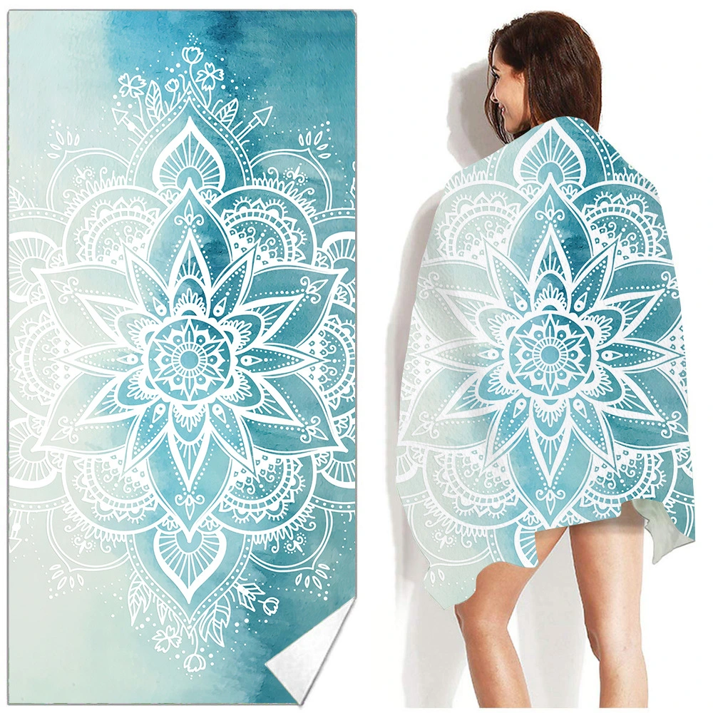 Beach Towel Printed Sweat Seat Drape Bath