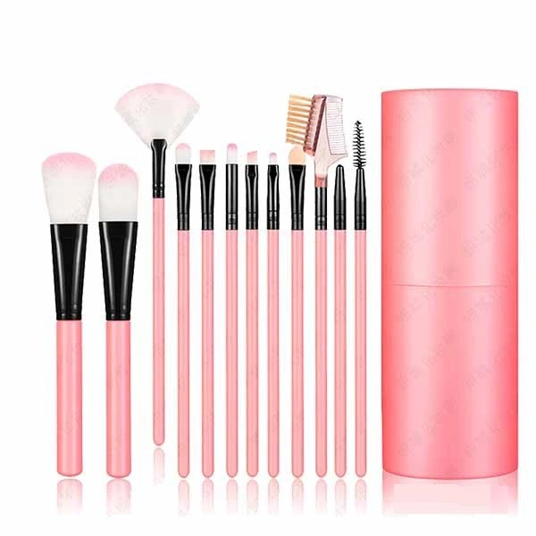 High-grade 12-piece Oval Barreled Brush Set