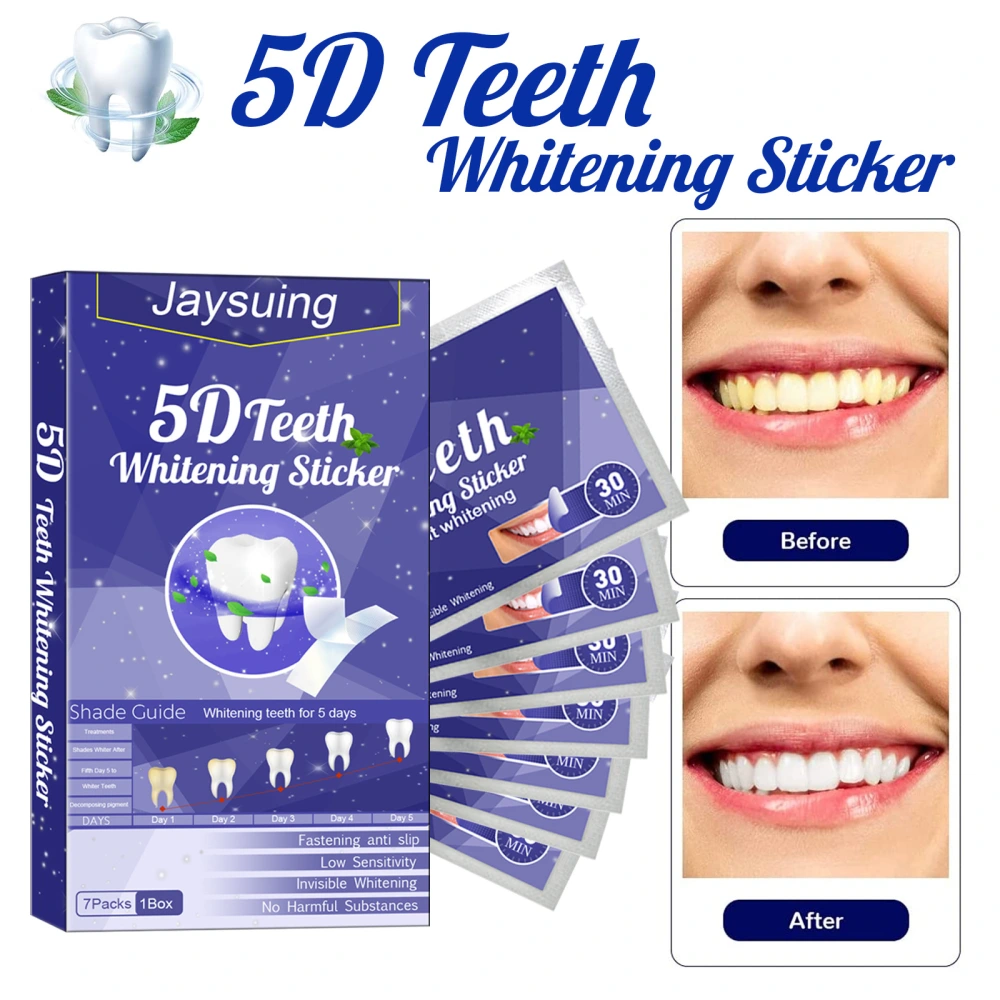 5D White Gel Tooth Cleaning Patch