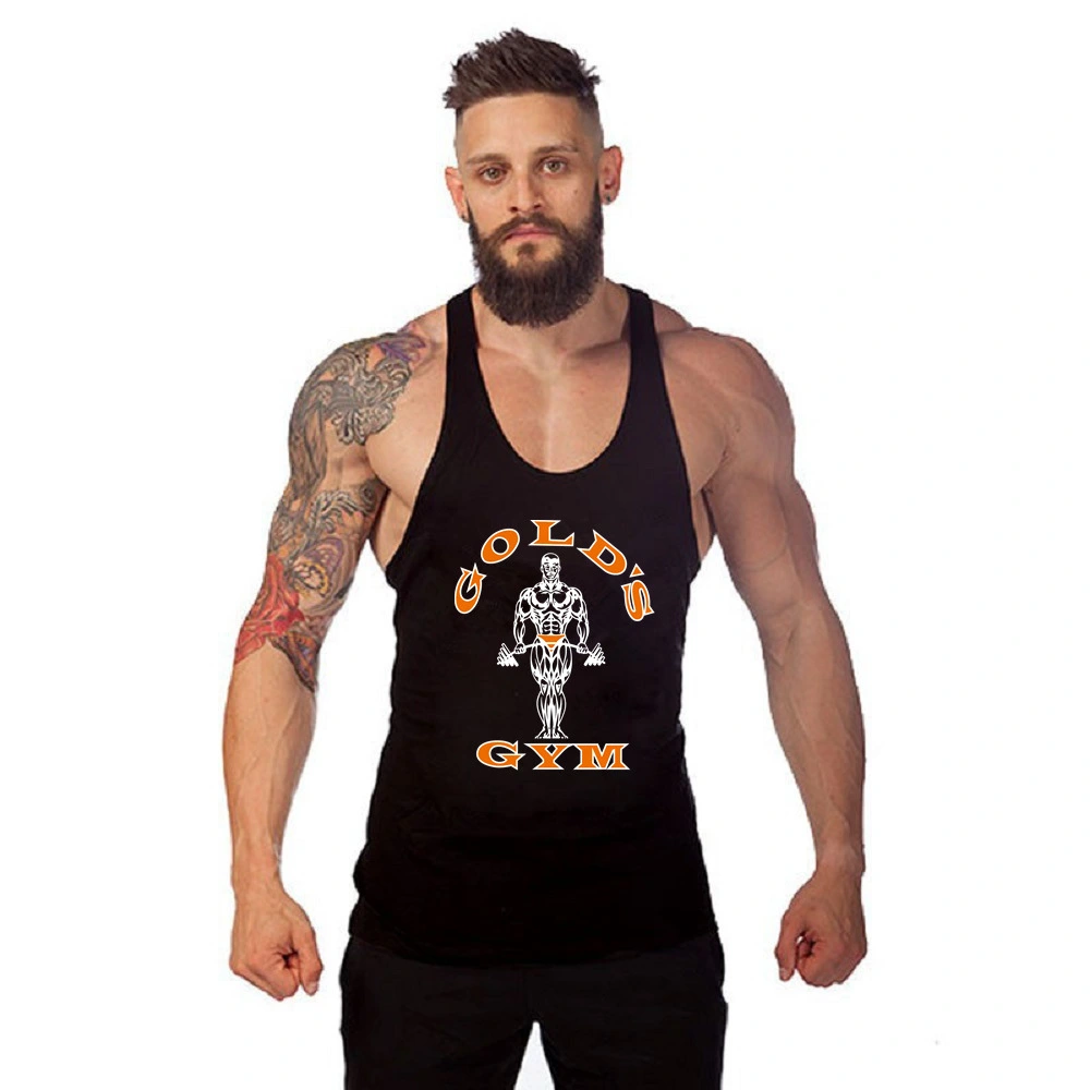 Men's Vest Sports Training Loose Printed Men's Vest