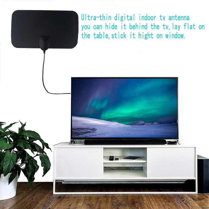 Europe And America Digital TV Indoor Antenna Terrestrial Wave Mini Hdtv Antenna