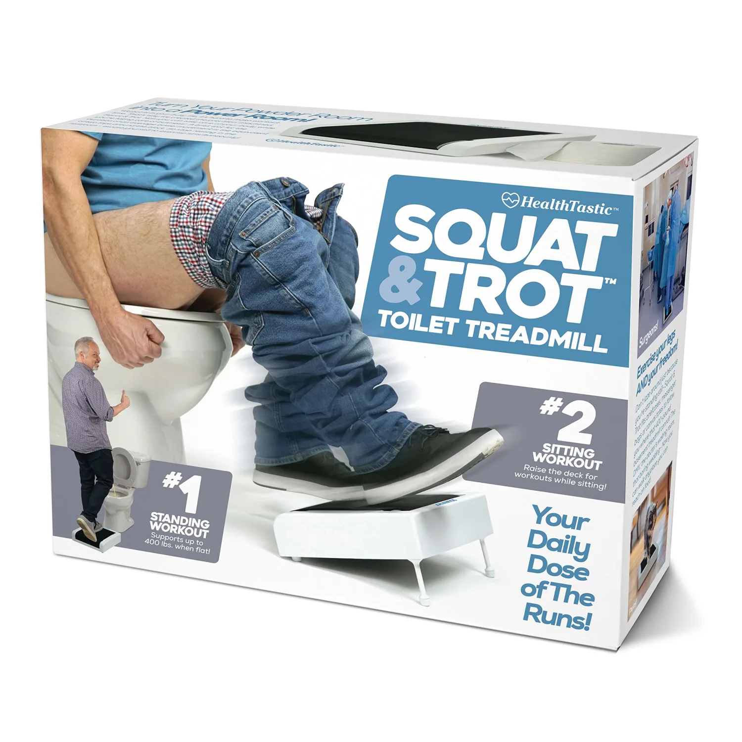 Prank Pack Squat & Trot Gag Gift Box, Wrap Your Real Present in a Funny Prank-O Authentic Gag Box | Novelty Gifting for Pranksters