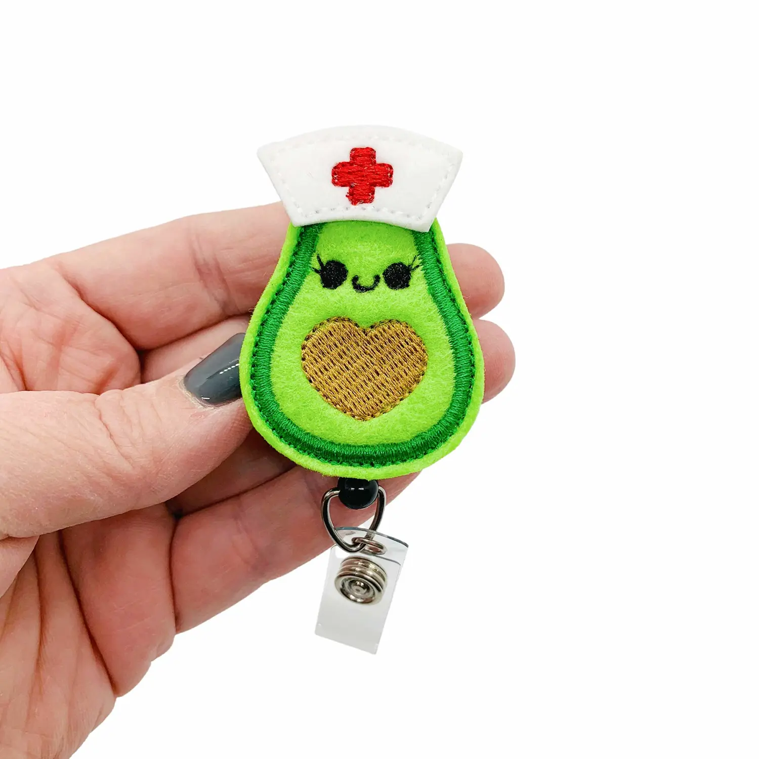 Avocado Nurse Retractable Badge Reel