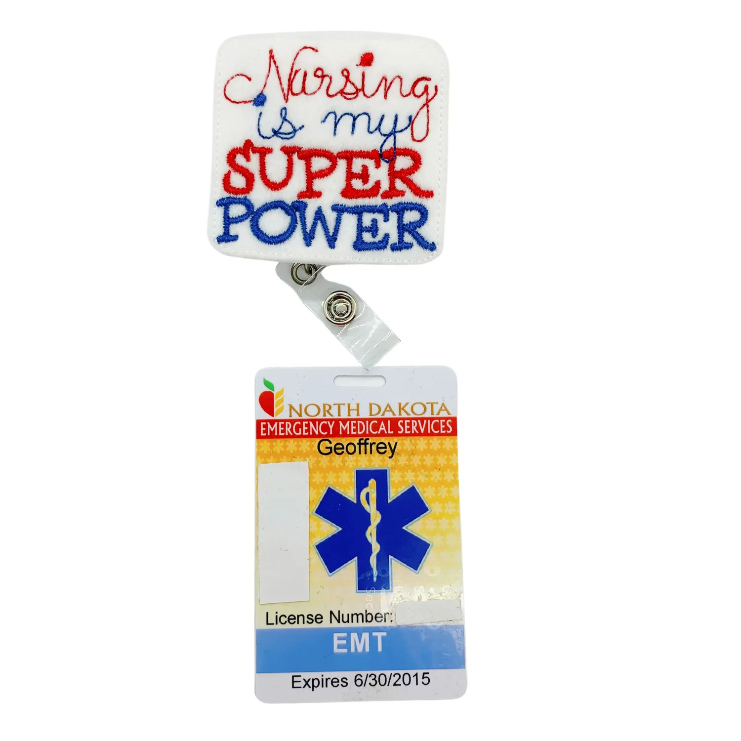 Nursing is My Super Power Badge Reel