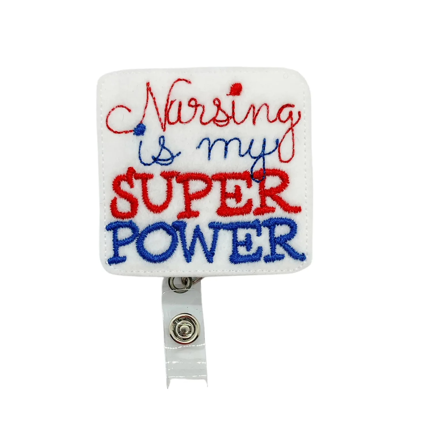 Nursing is My Super Power Badge Reel