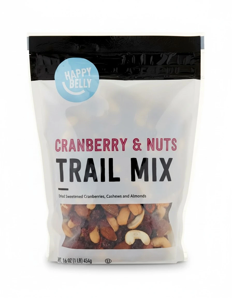 Amazon Brand - Happy Belly Cranberry & Nuts, Trail Mix, 1 pound (Pack of 1)