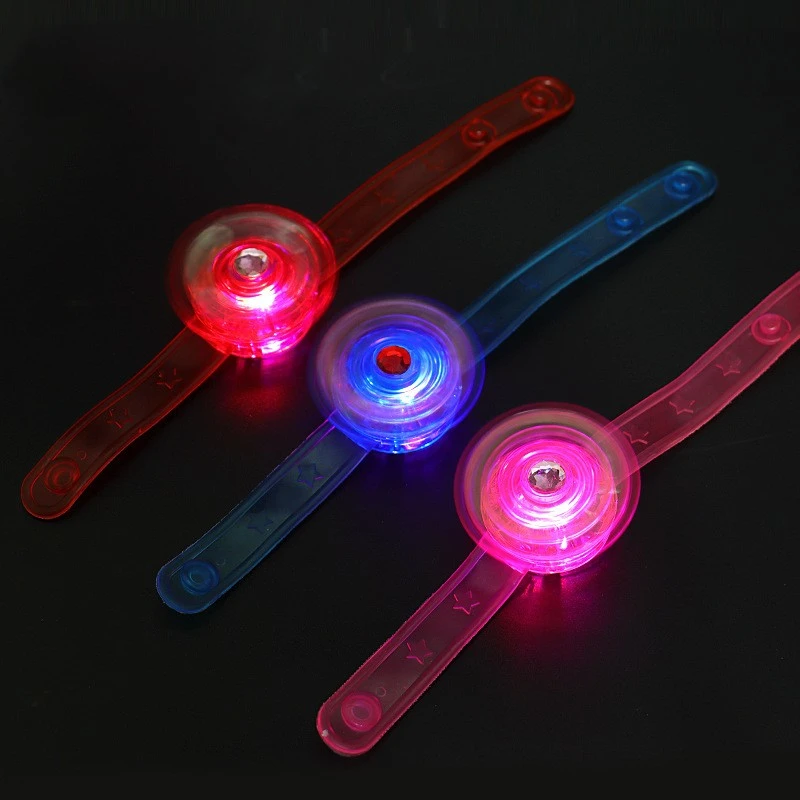 Glowing Rotating Gyroscope Watch Flashing Ring Bracelet