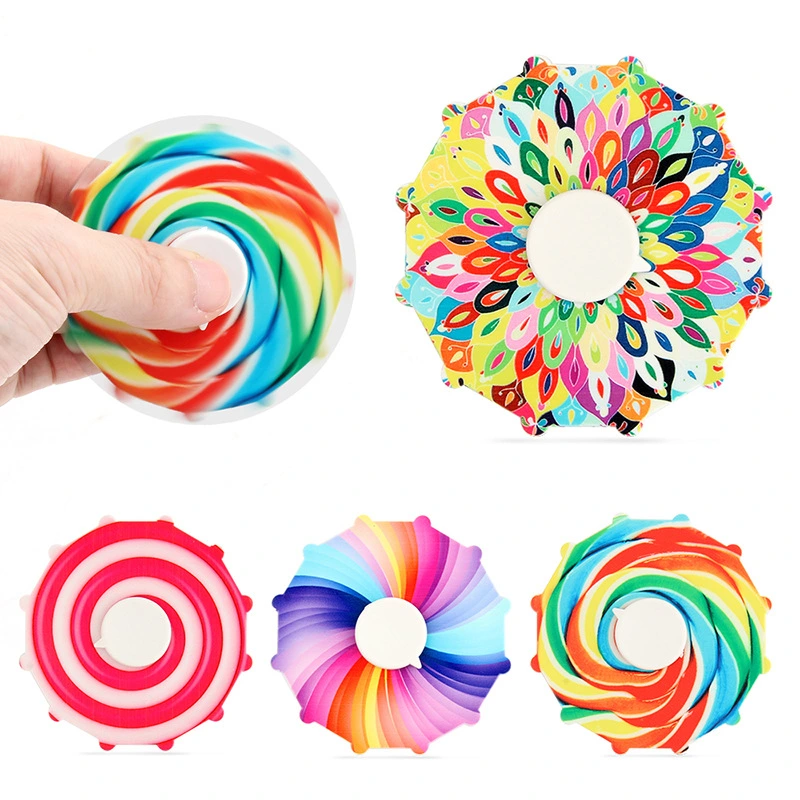 Double-sided Colorful Hand Spinner Pressure Reduction Toy