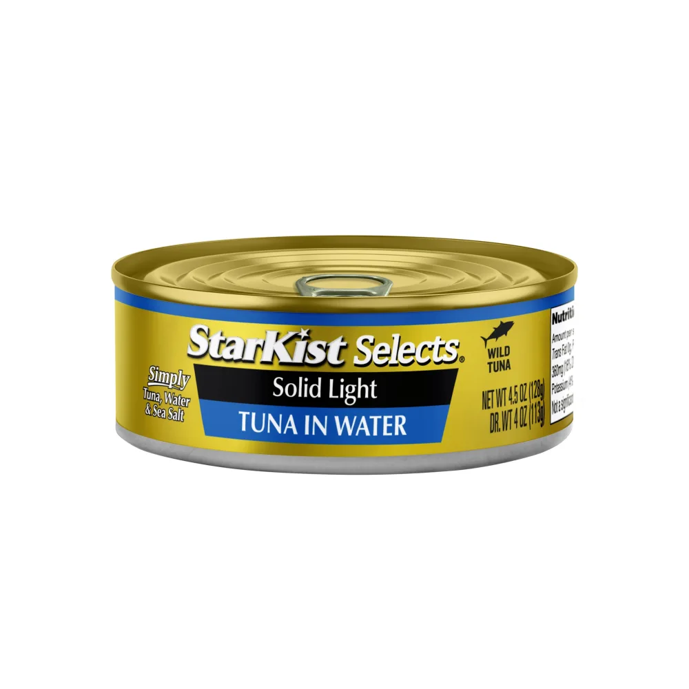 StarKist Selects Solid Light Tuna in Water Can, Tuna in Water , 4.5 Ounce (Pack of 12)