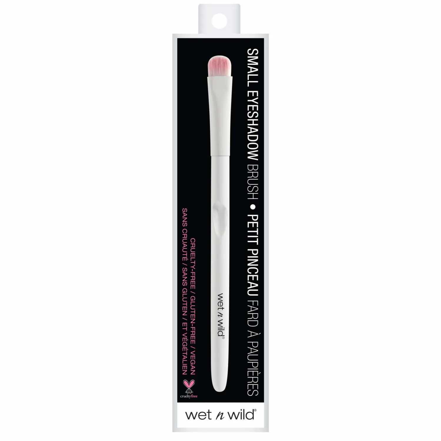 wet n wild Eyeshadow Brush, Makeup Brush for Liquid to Powder, Angled Brush, Precise Application