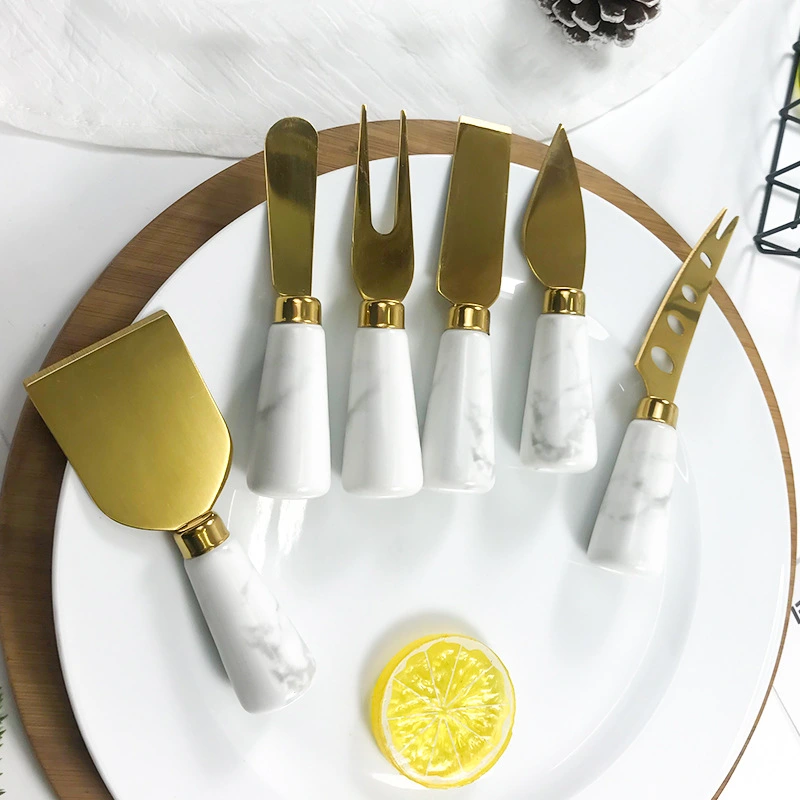 Six-piece Creative Stainless Steel Cutlery Spatula Fork Shovel