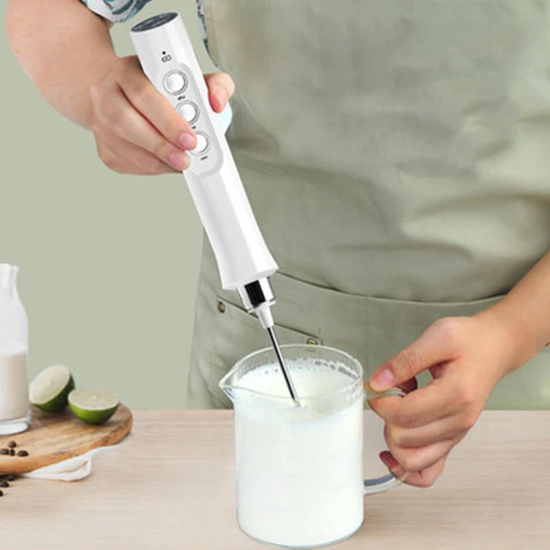 Rechargeable Electric Egg Beater Milk Coffee Tea